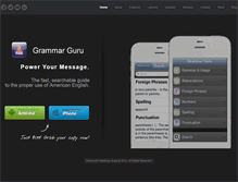 Tablet Screenshot of mygrammarguru.com